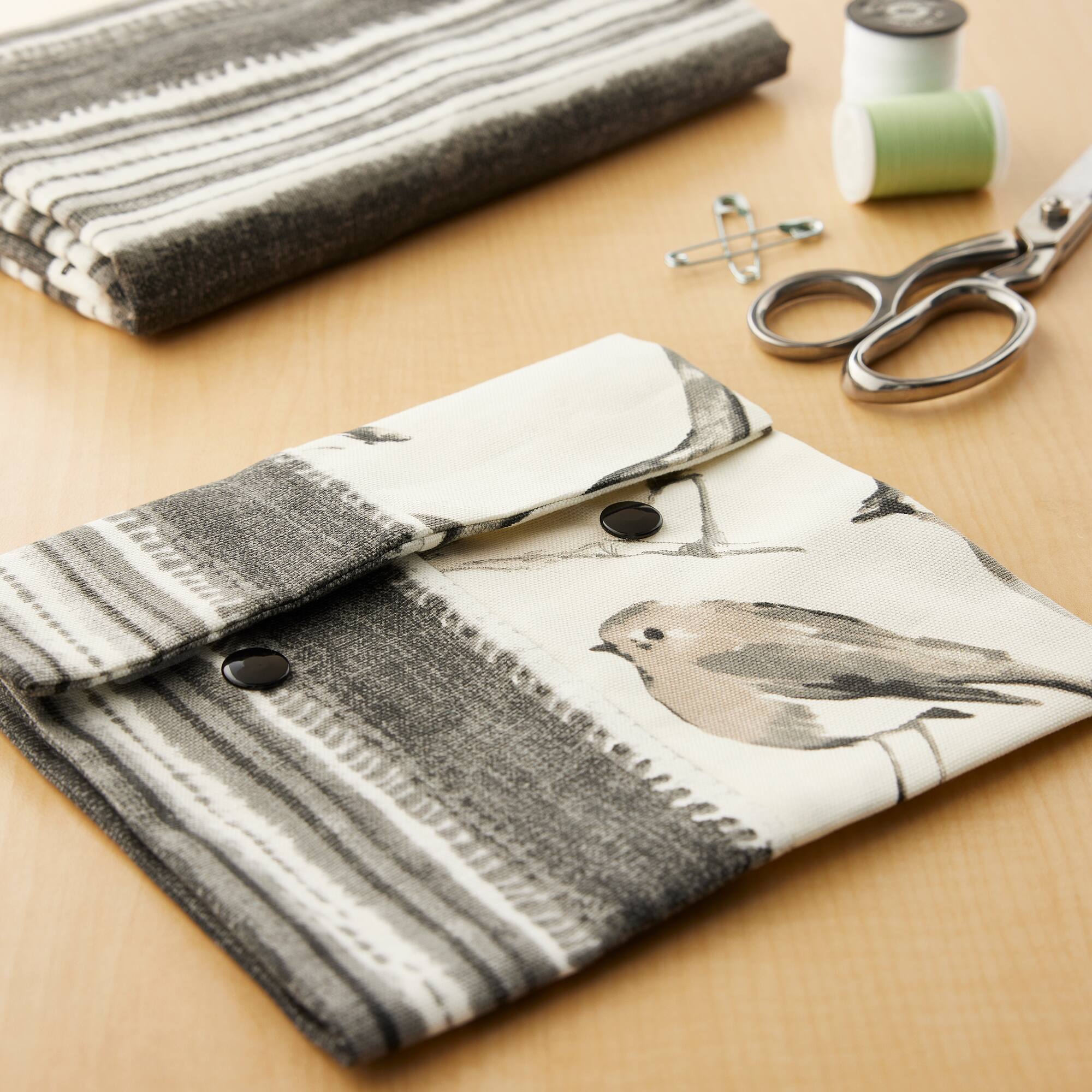 Richloom Gray Brinkley Home Décor Fabric